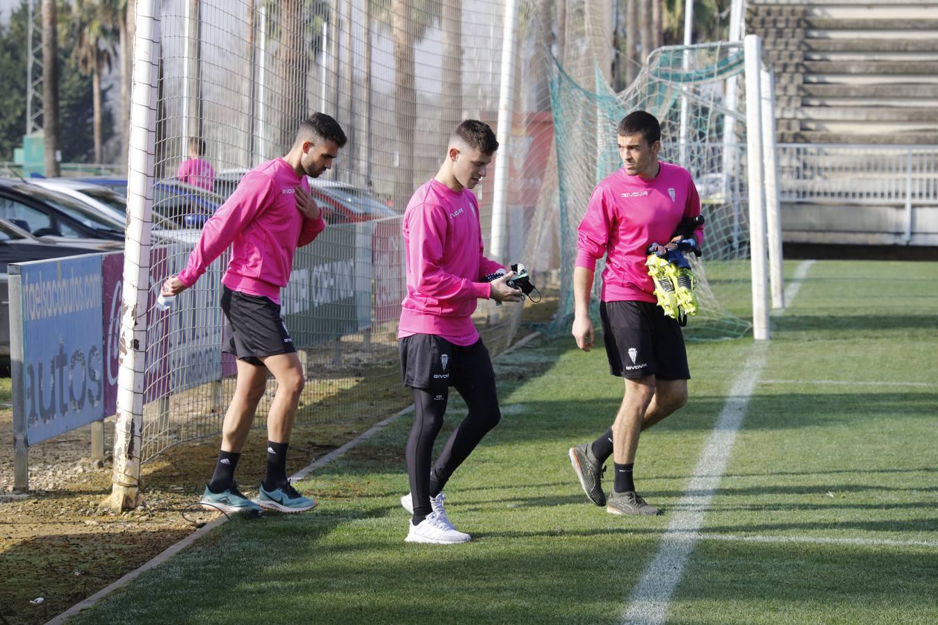 El primer entrenamiento de Alberto Ródenas con el Córdoba CF, en imágenes