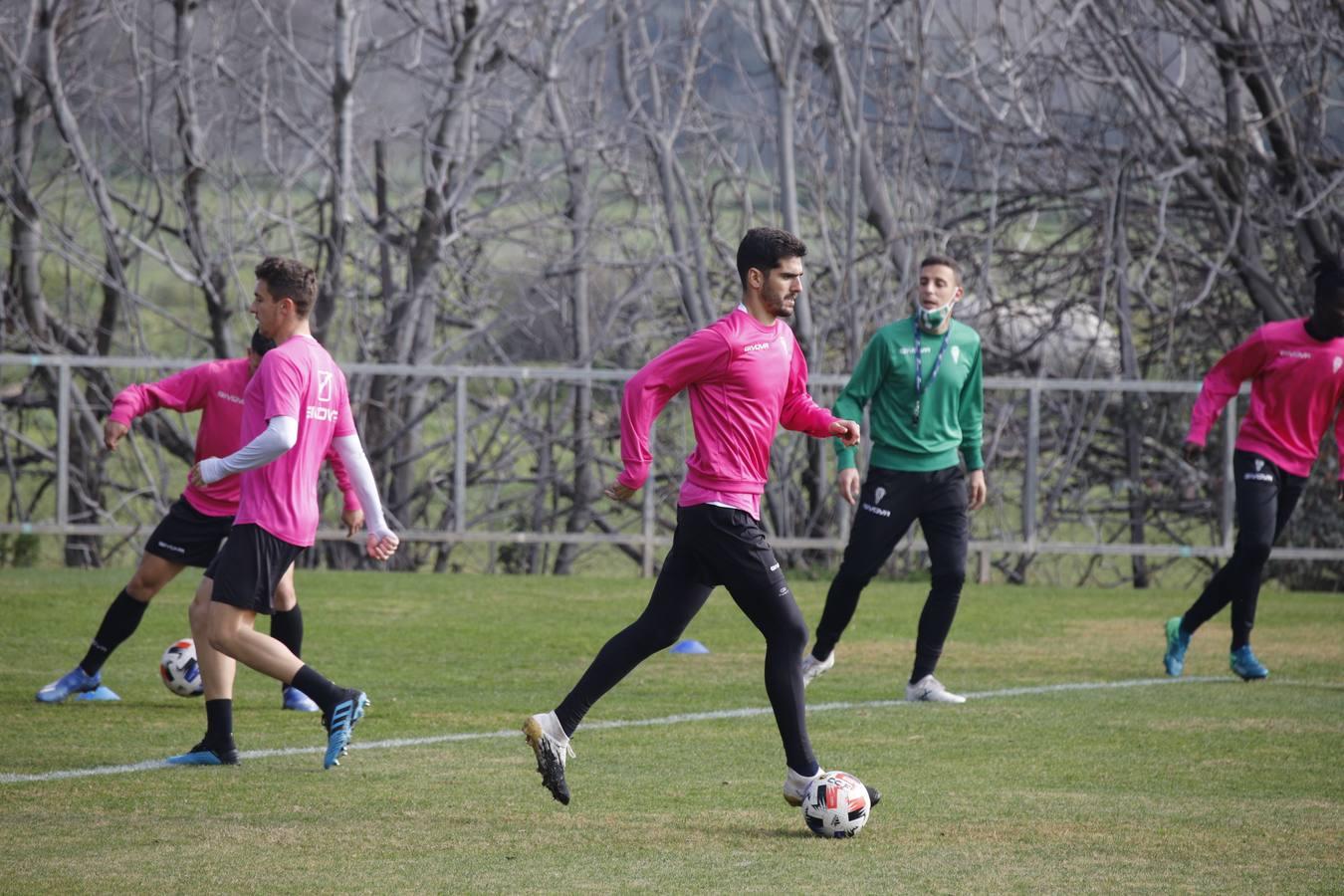 El primer entrenamiento de Alberto Ródenas con el Córdoba CF, en imágenes