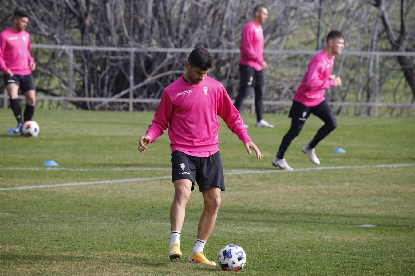 El primer entrenamiento de Alberto Ródenas con el Córdoba CF, en imágenes