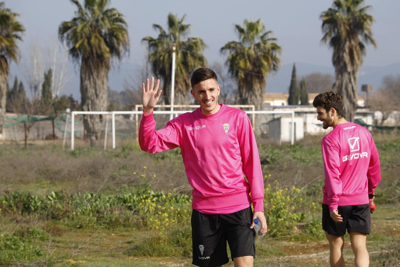 El primer entrenamiento de Alberto Ródenas con el Córdoba CF, en imágenes