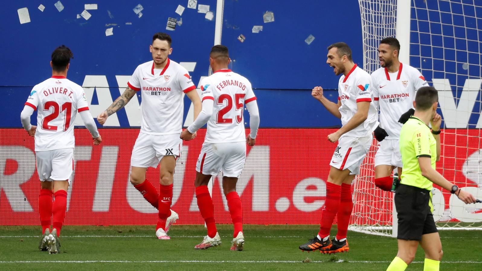 Partido Eibar-Sevilla de LaLiga Santander