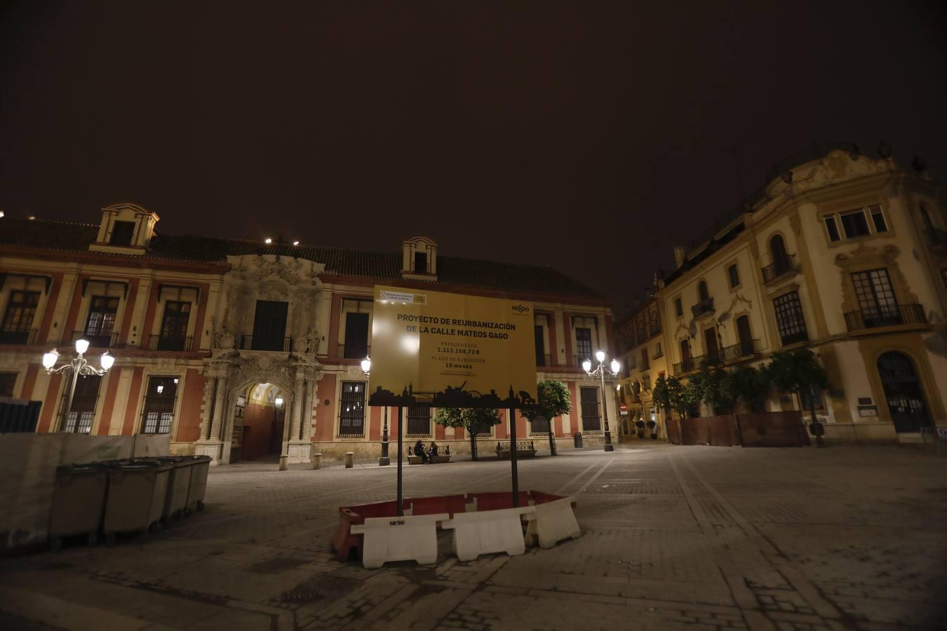 En Imágenes, el Ayuntamiento defiende la iluminación de la calle Mateos Gago