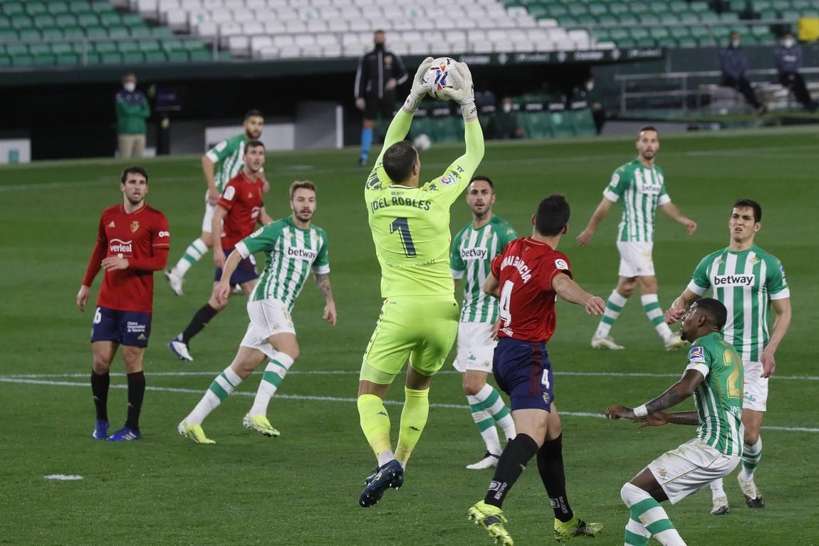 Las mejores imágenes del partido entre  Betis y Osasuna