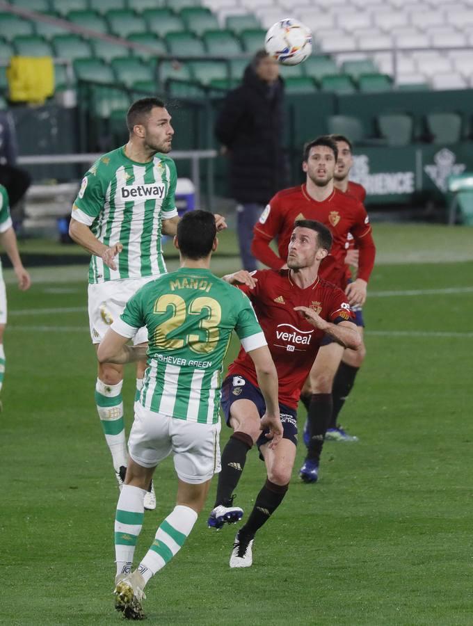 Las mejores imágenes del partido entre  Betis y Osasuna