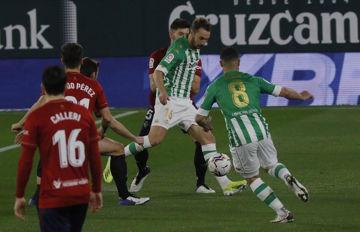 Las mejores imágenes del partido entre  Betis y Osasuna