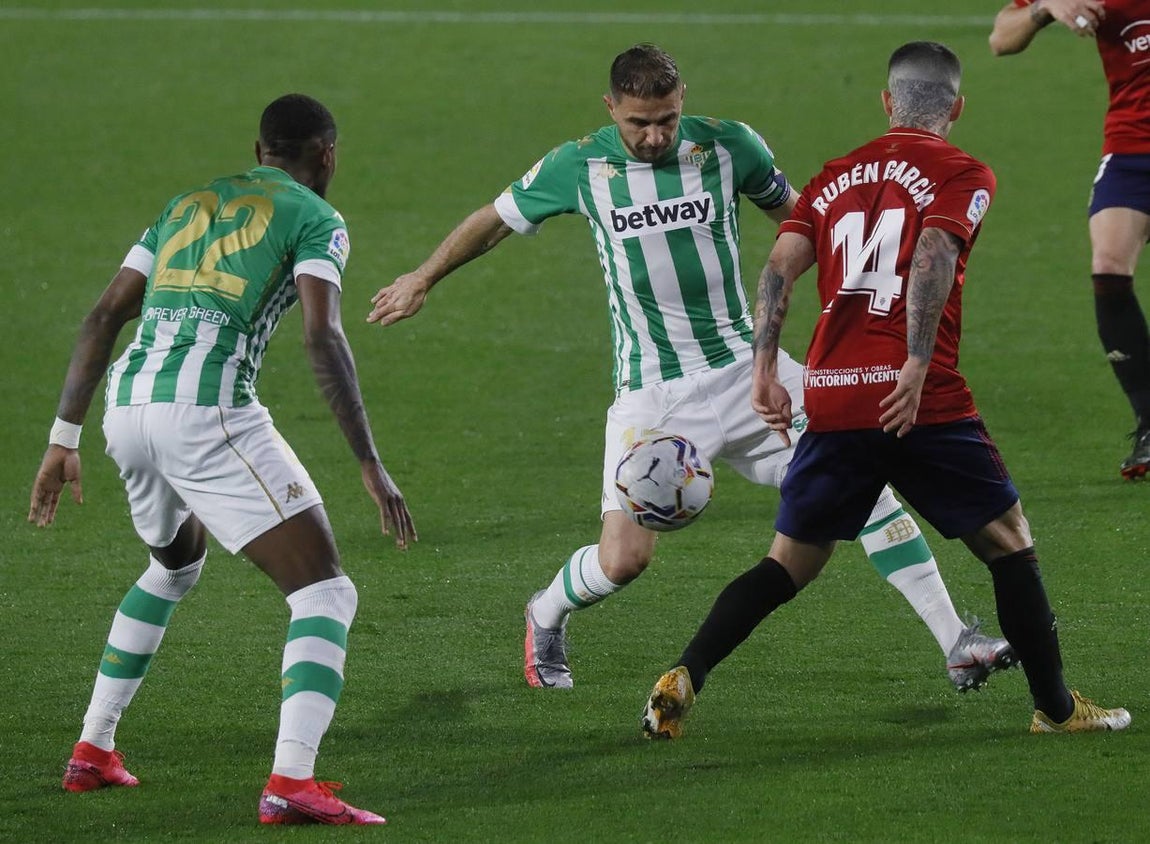 Las mejores imágenes del partido entre  Betis y Osasuna