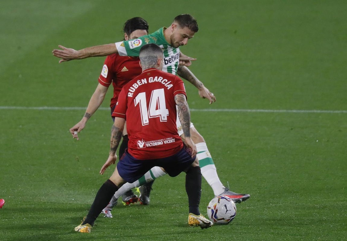 Las mejores imágenes del partido entre  Betis y Osasuna