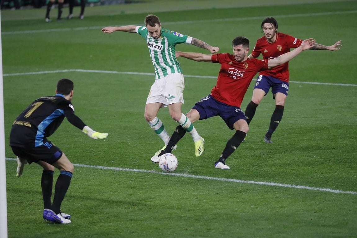Las mejores imágenes del partido entre  Betis y Osasuna