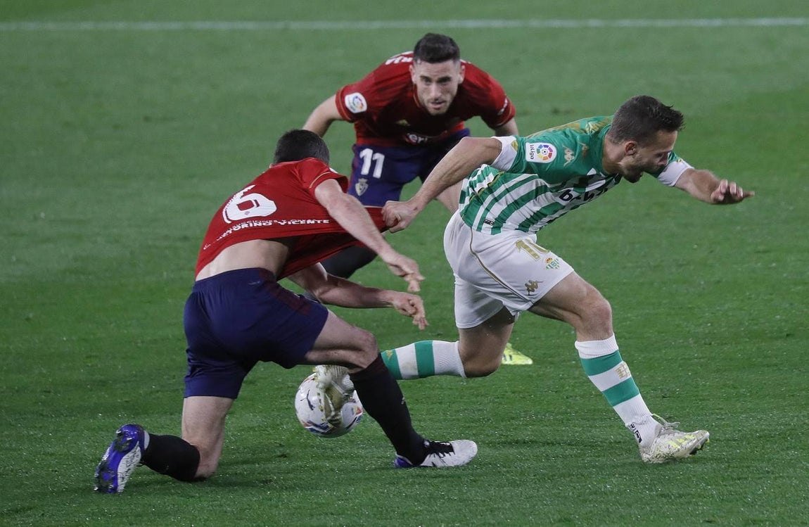 Las mejores imágenes del partido entre  Betis y Osasuna