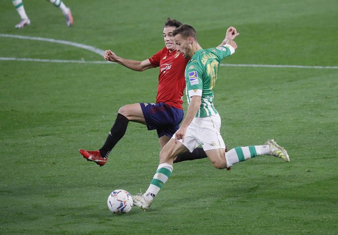 Las mejores imágenes del partido entre  Betis y Osasuna