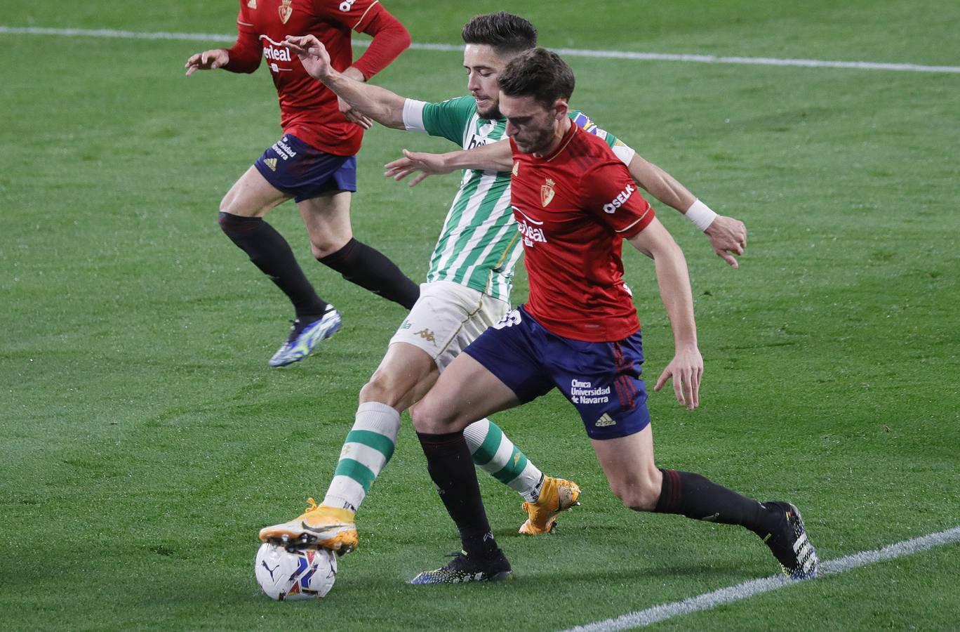 Las mejores imágenes del partido entre  Betis y Osasuna