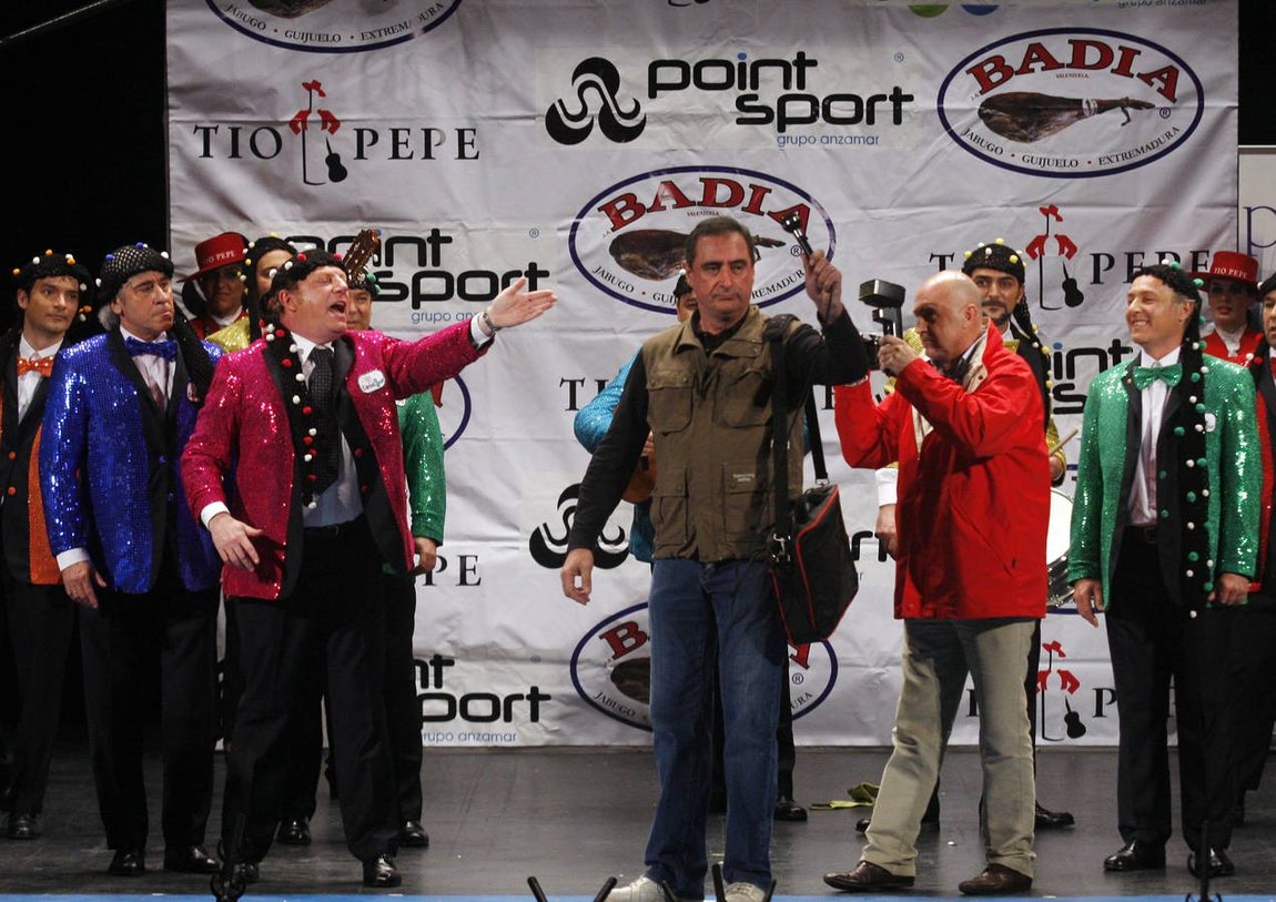 Carlos Herrera también tuvo su momento de gloria en el Gran Teatro Falla