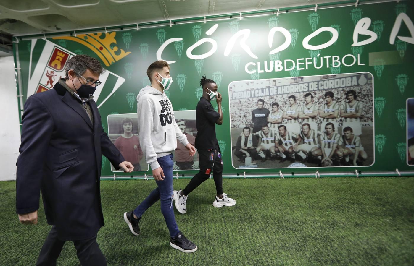 La presentación de Sidibé y Nahuel Arroyo en el Córdoba CF, en imágenes