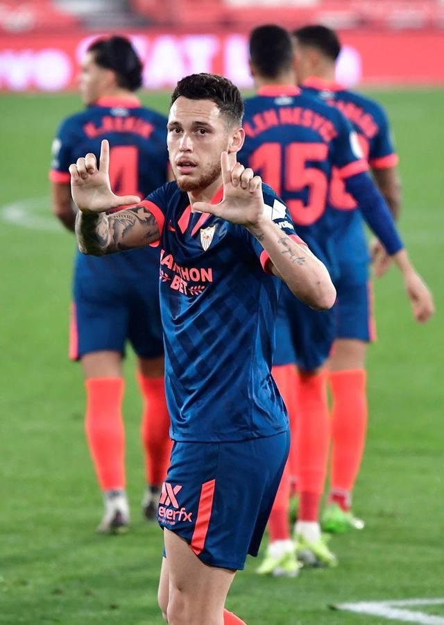 Las mejores imágenes del partido entre el Almería y el Sevilla F.C.