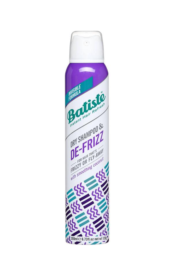 Champú en seco para el flequillo. Champú en seco antiescrespamiento De-Frizz de Batisté (5,25 €)