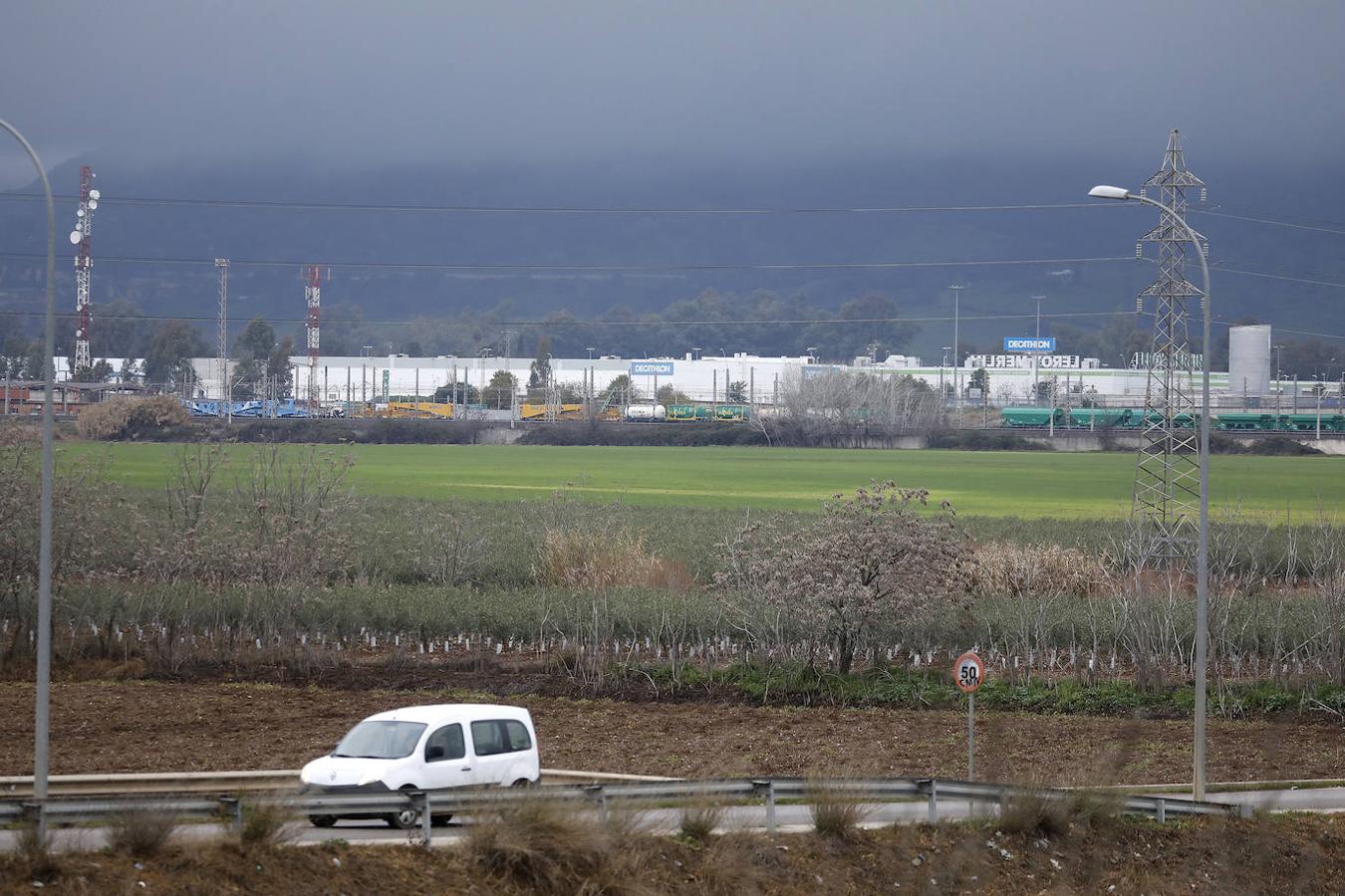 Los terrenos de la futura base logística del Ejército de Tierra en Córdoba, en imágenes