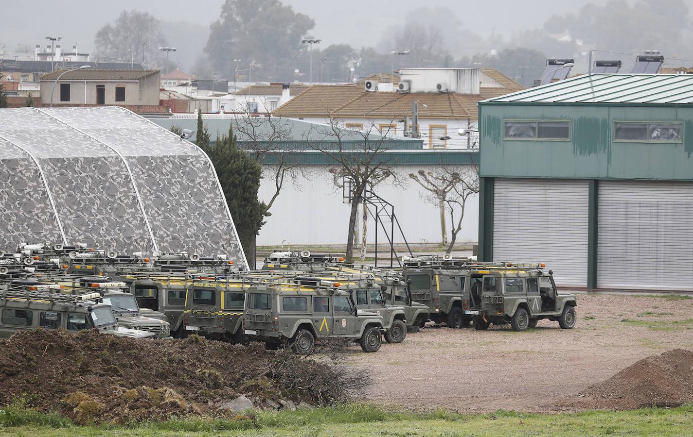 Los terrenos de la futura base logística del Ejército de Tierra en Córdoba, en imágenes