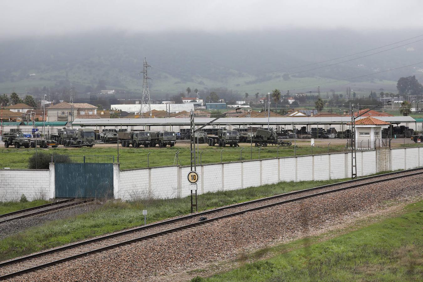 Los terrenos de la futura base logística del Ejército de Tierra en Córdoba, en imágenes