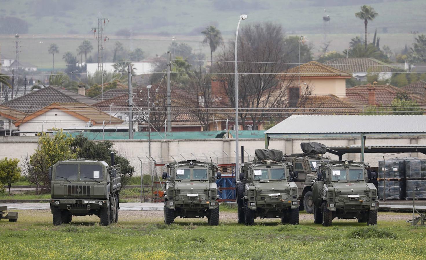 Los terrenos de la futura base logística del Ejército de Tierra en Córdoba, en imágenes