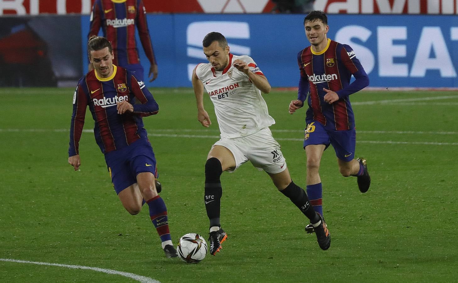 Fotogalería: Las mejores imágenes del Sevilla-Barcelona