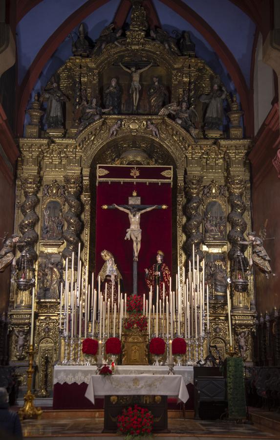 Altar de quinario del Cristo de las Siete Palabras