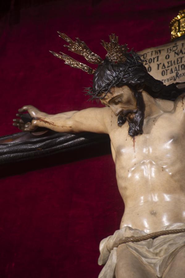 Altar de quinario del Cristo de las Siete Palabras