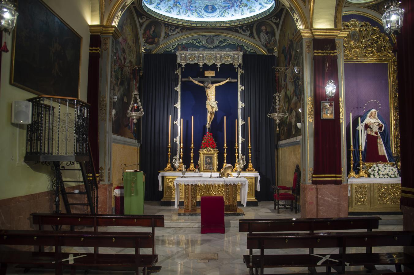 El altar de Cuaresma del Cristo de la Fundación de los Negritos