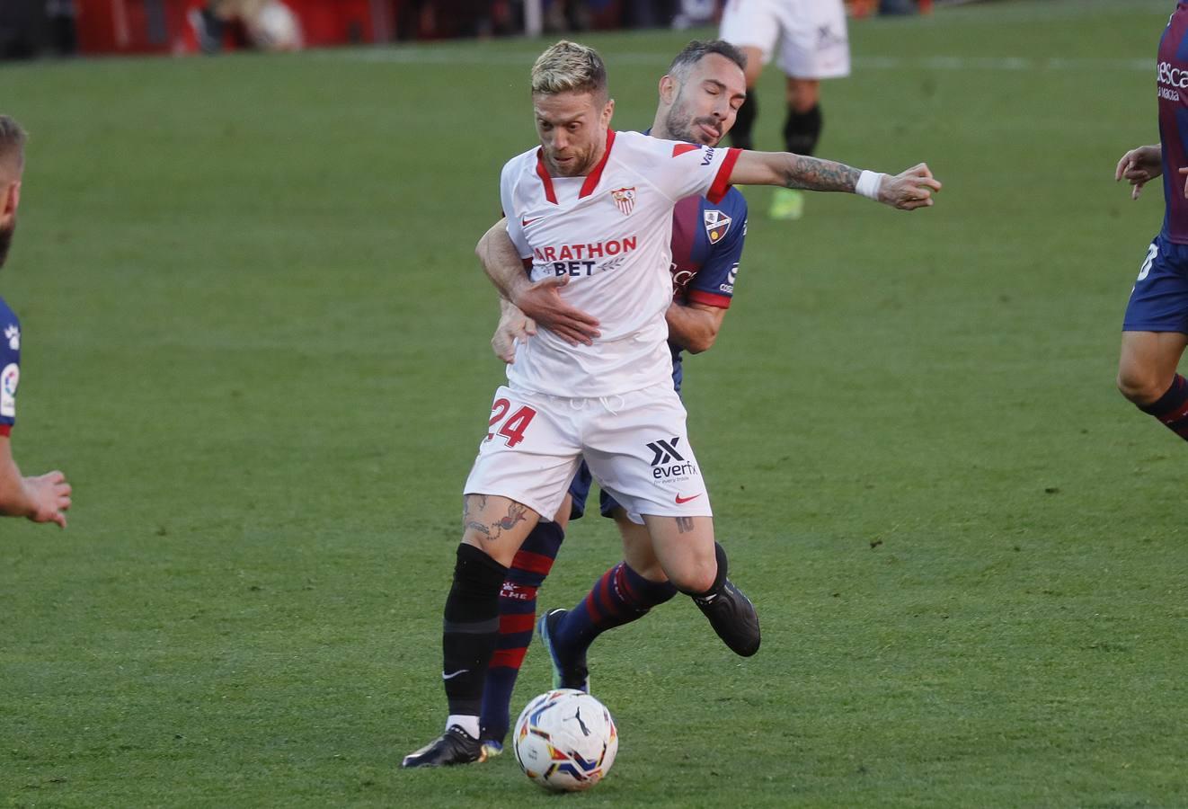 Las mejores imágenes del partido entre el Sevilla F.C. y el Huesca