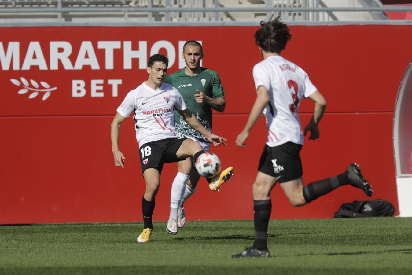 En imágenes, el Sevilla Atlético - Córdoba CF