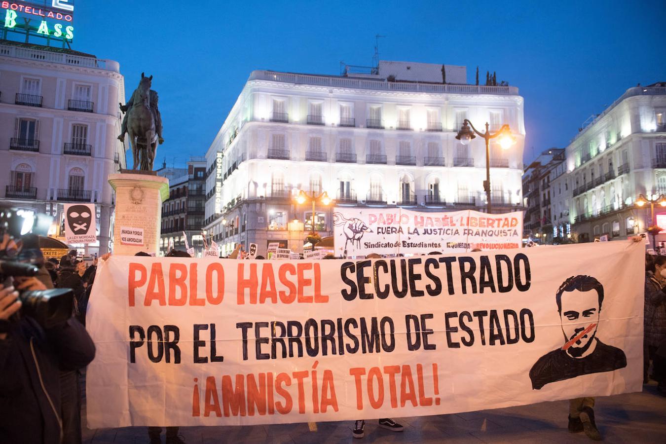 Los disturbios prenden Madrid en las concentraciones en apoyo a Pablo Hasel