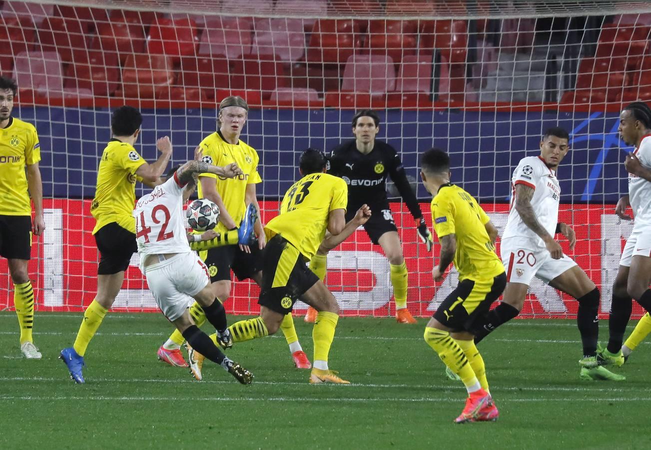 Las mejores imágenes del encuentro entre el Sevilla F.C. y el Borussia Dortmund