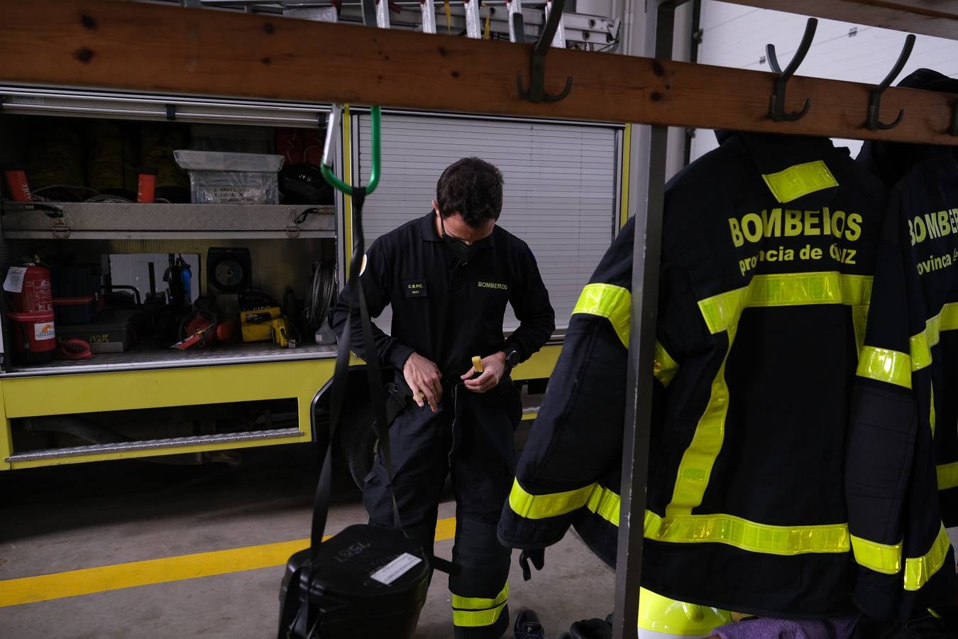 FOTOS: Bomberos del Consorcio Provincial en el parque de Cádiz