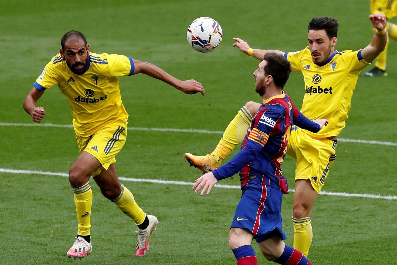 FOTOS: Las imágenes del empate del Cádiz en Barcelona