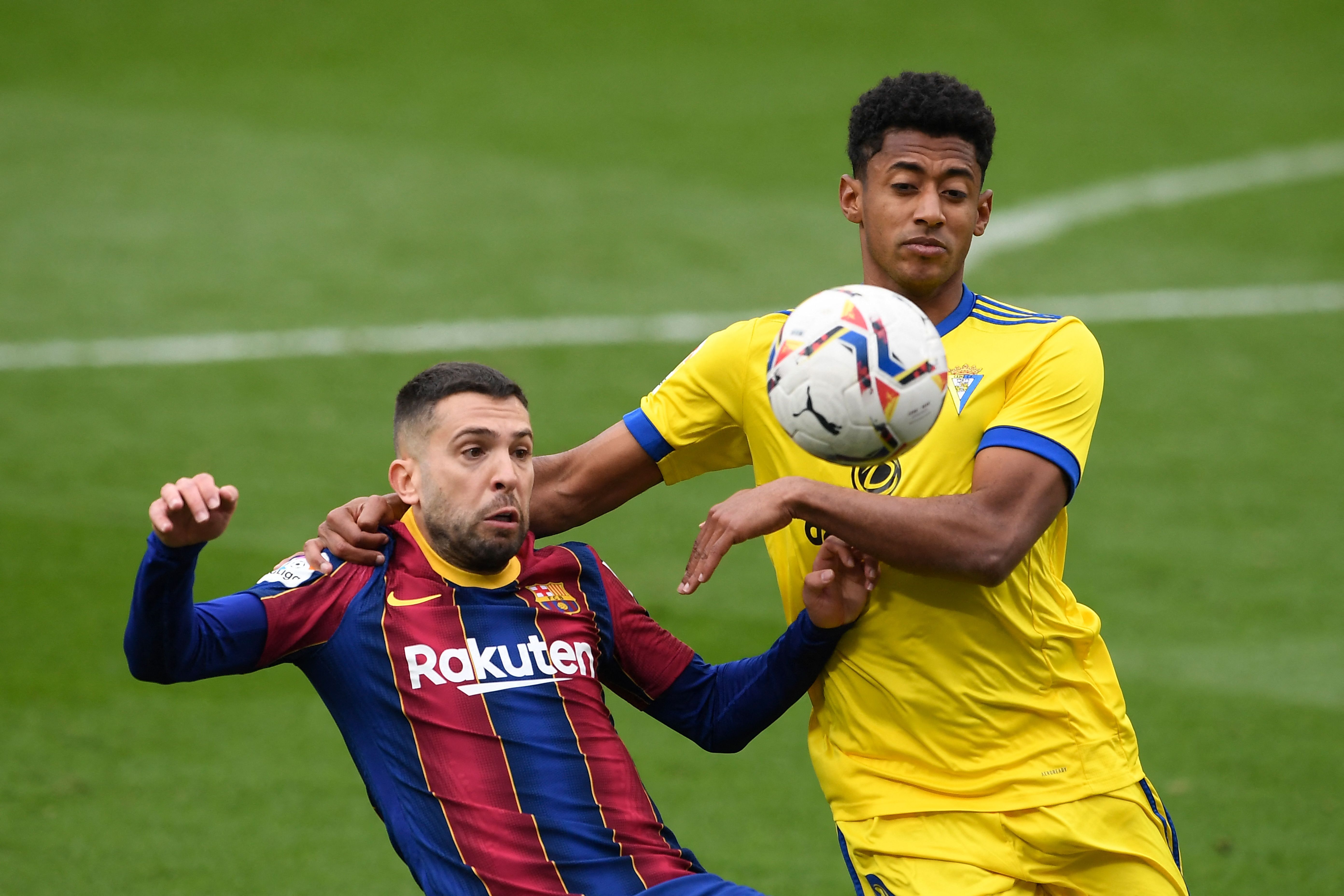 FOTOS: Las imágenes del empate del Cádiz en Barcelona