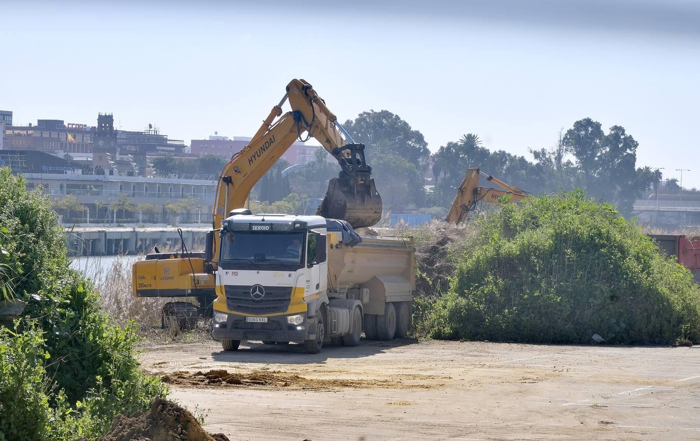 Comienzan las obras del Jardín de las Cigarreras y del quiosco de las Delicias