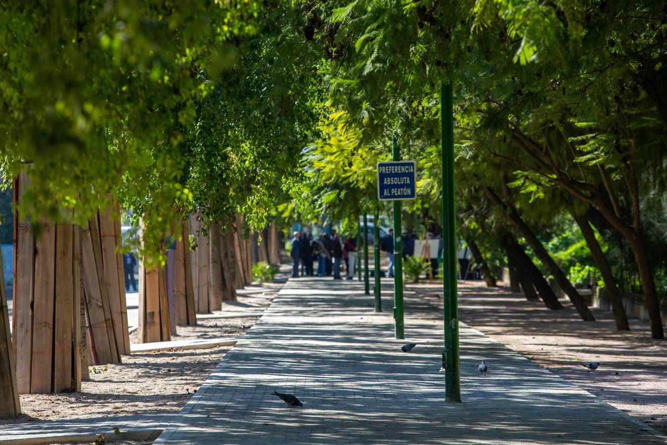 El alcalde visita las obras de Ronda de los Tejares