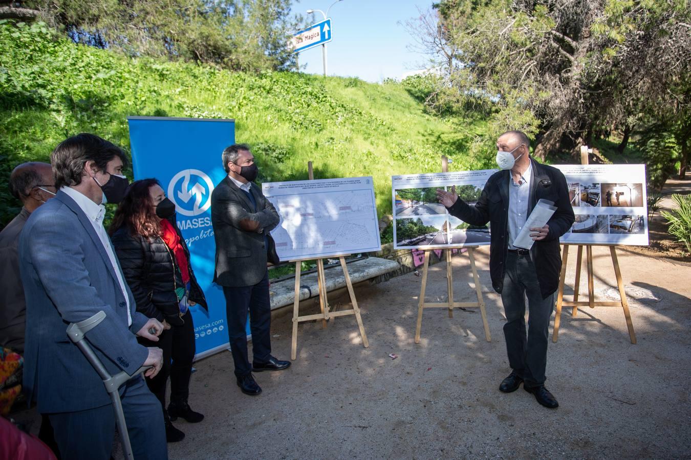 El alcalde visita las obras de Ronda de los Tejares