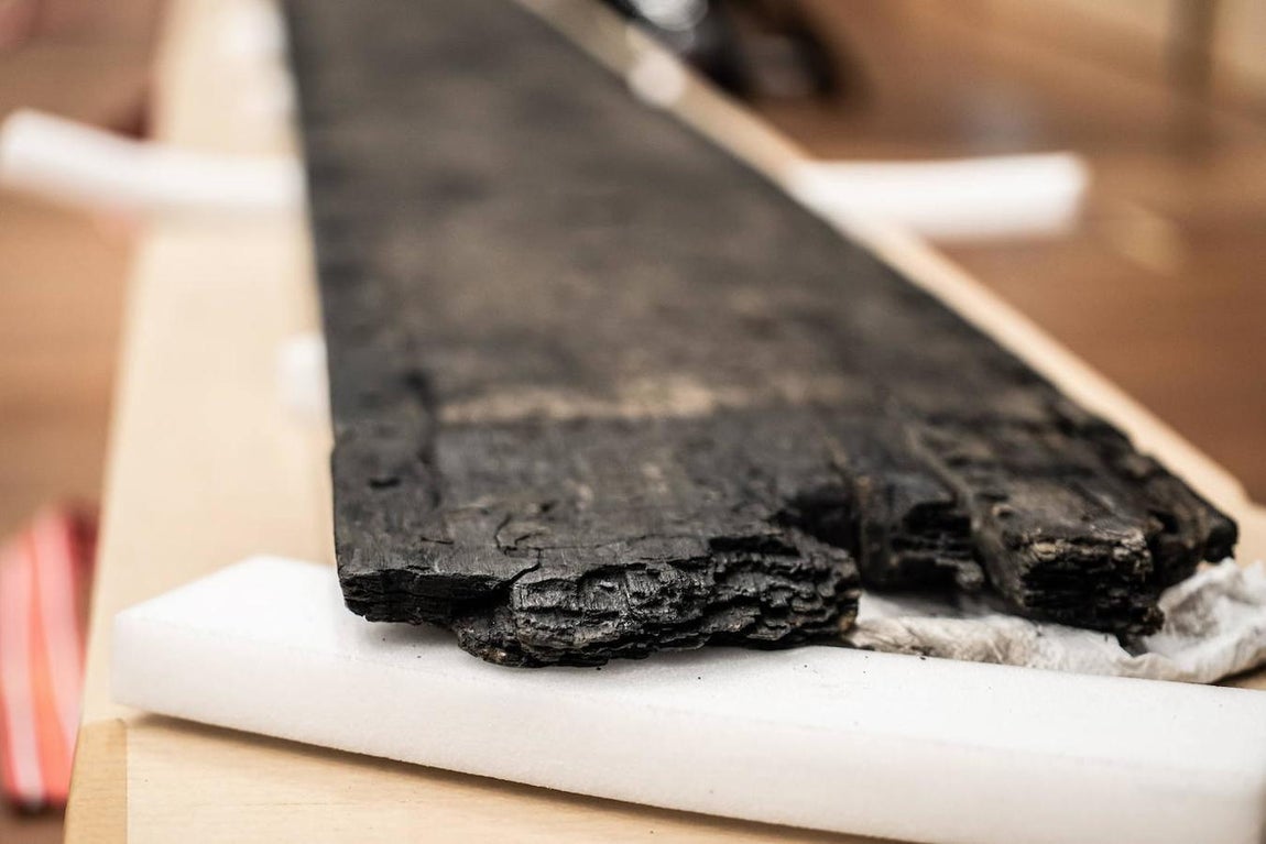 Había sido hundido deliberadamente junto a media docena de naves más para bloquear la entrada a un fiordo y evitar ataques. 