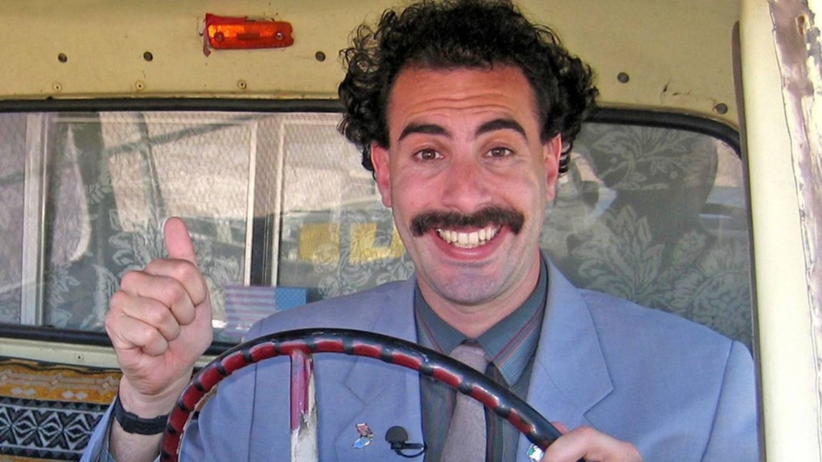 Sacha Baron Cohen. Candidato a mejor actor de comedia o musical por 'Borat, película film secuela'. También puede ganar como mejor actor de reparto por 'El juicio de los 7 de Chicago'