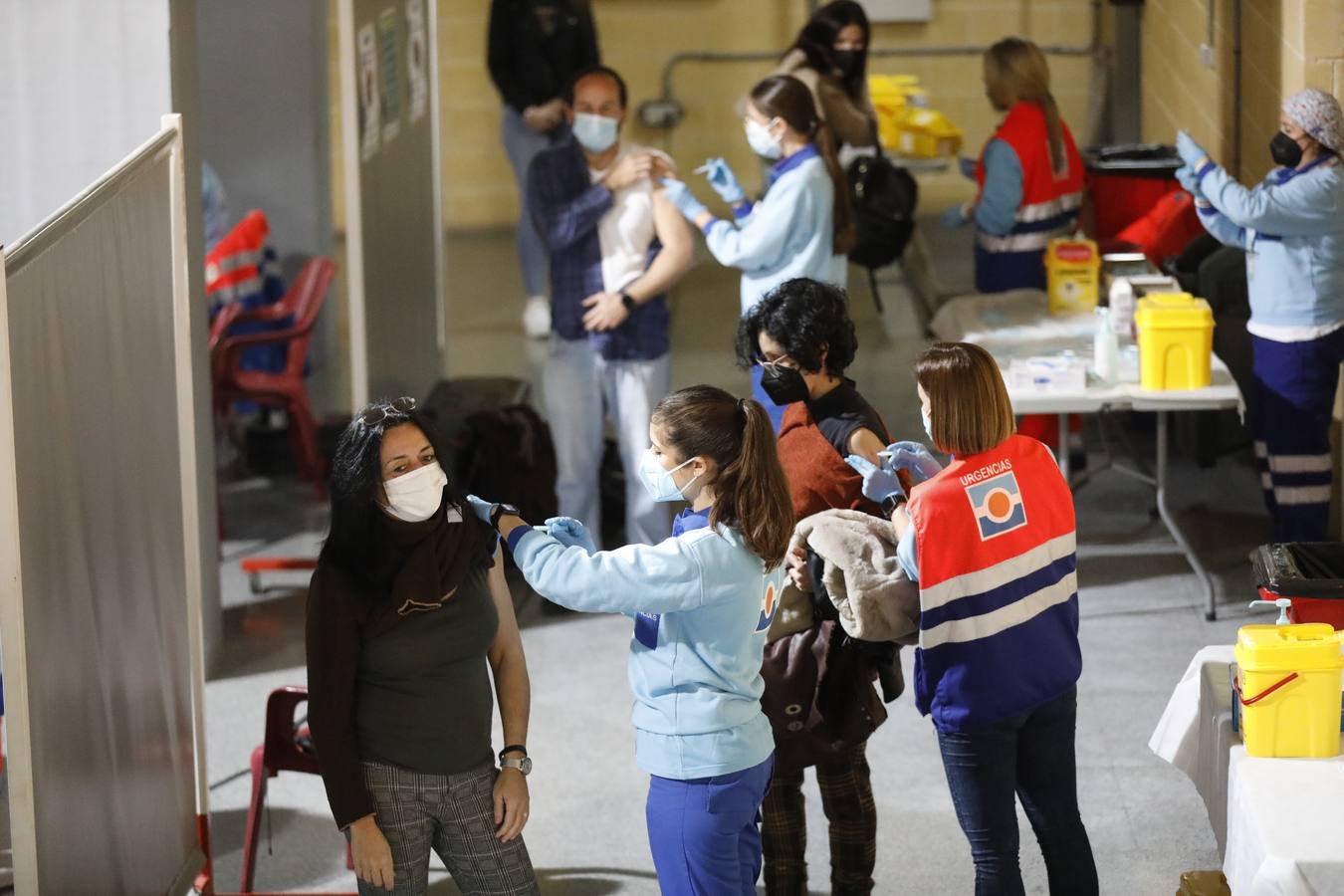 Vacunación contra el Covid de los docentes en Córdoba, en imágenes