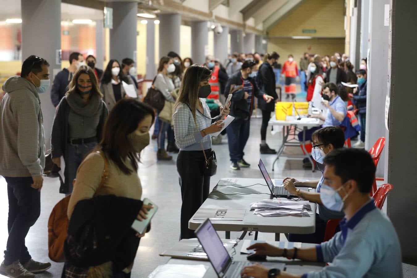 Vacunación contra el Covid de los docentes en Córdoba, en imágenes