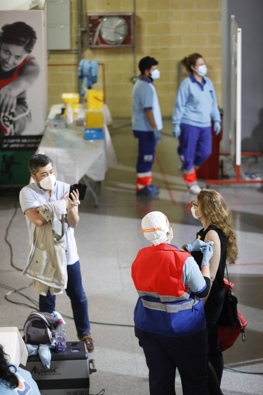 Vacunación contra el Covid de los docentes en Córdoba, en imágenes