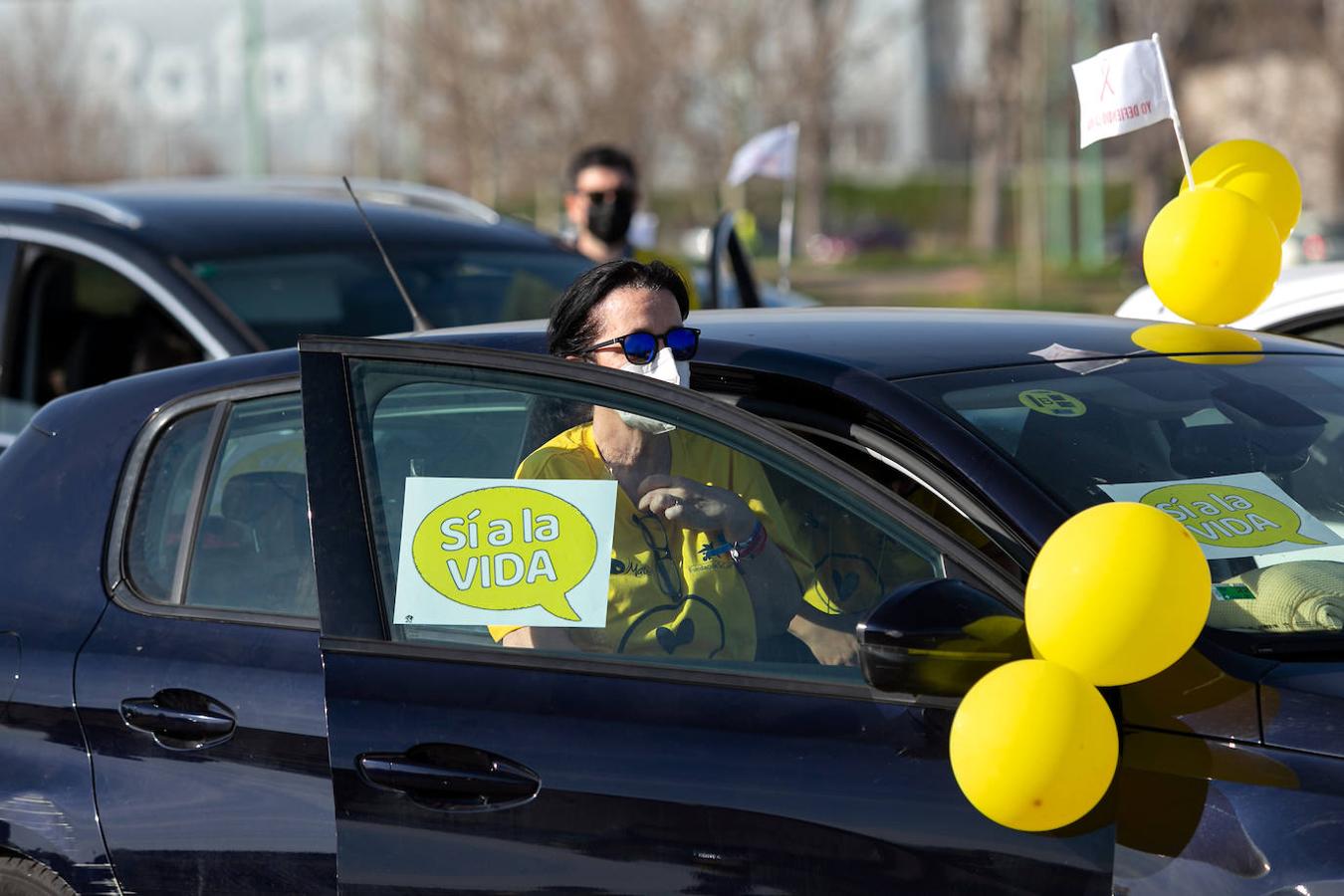 La marcha por la mujer y la vida de Toledo, en imágenes