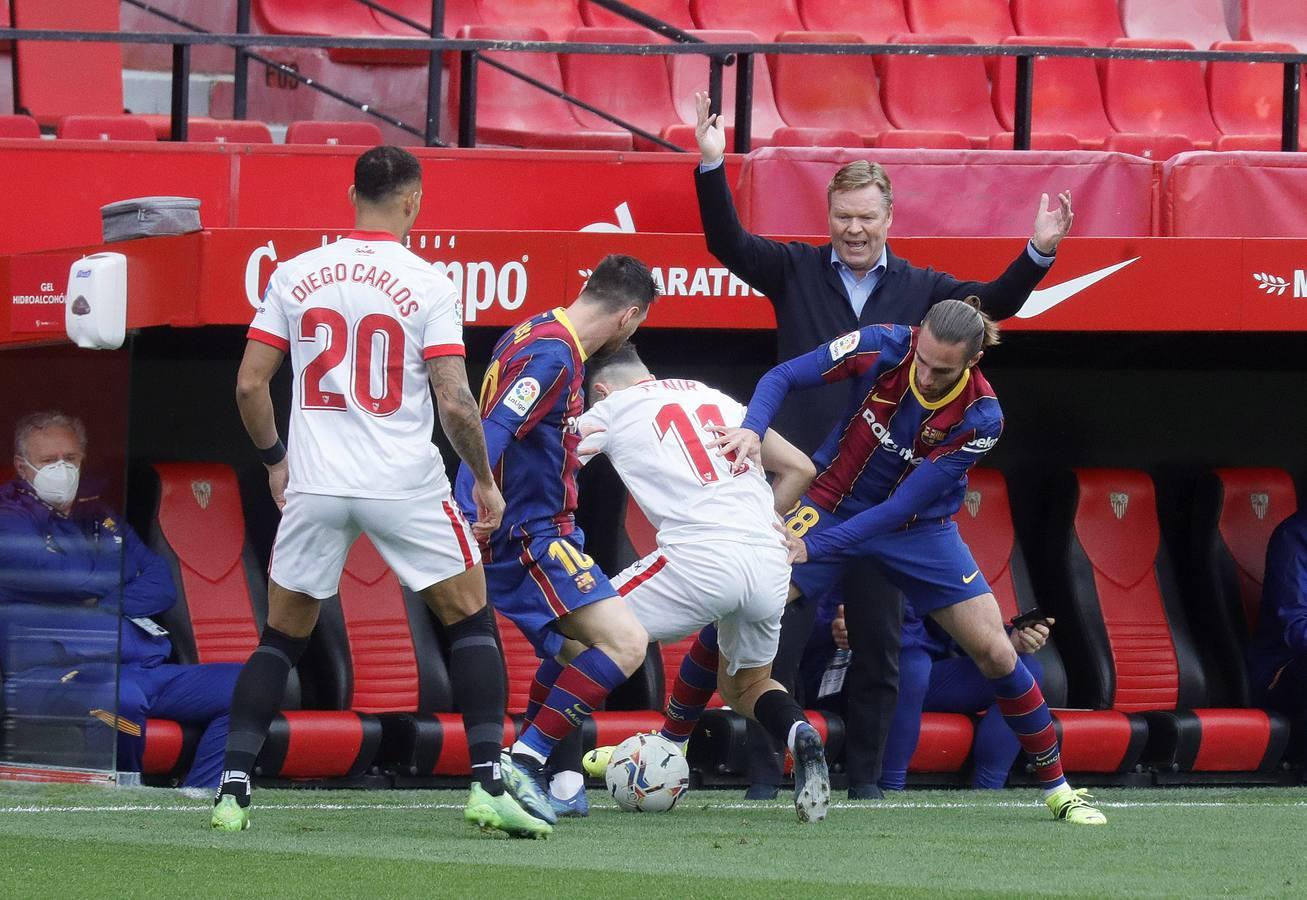 Las mejores imágenes del partido entre el Sevilla F.C. y el Barcelona