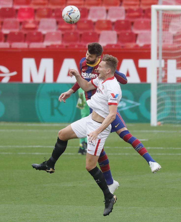 Las mejores imágenes del partido entre el Sevilla F.C. y el Barcelona