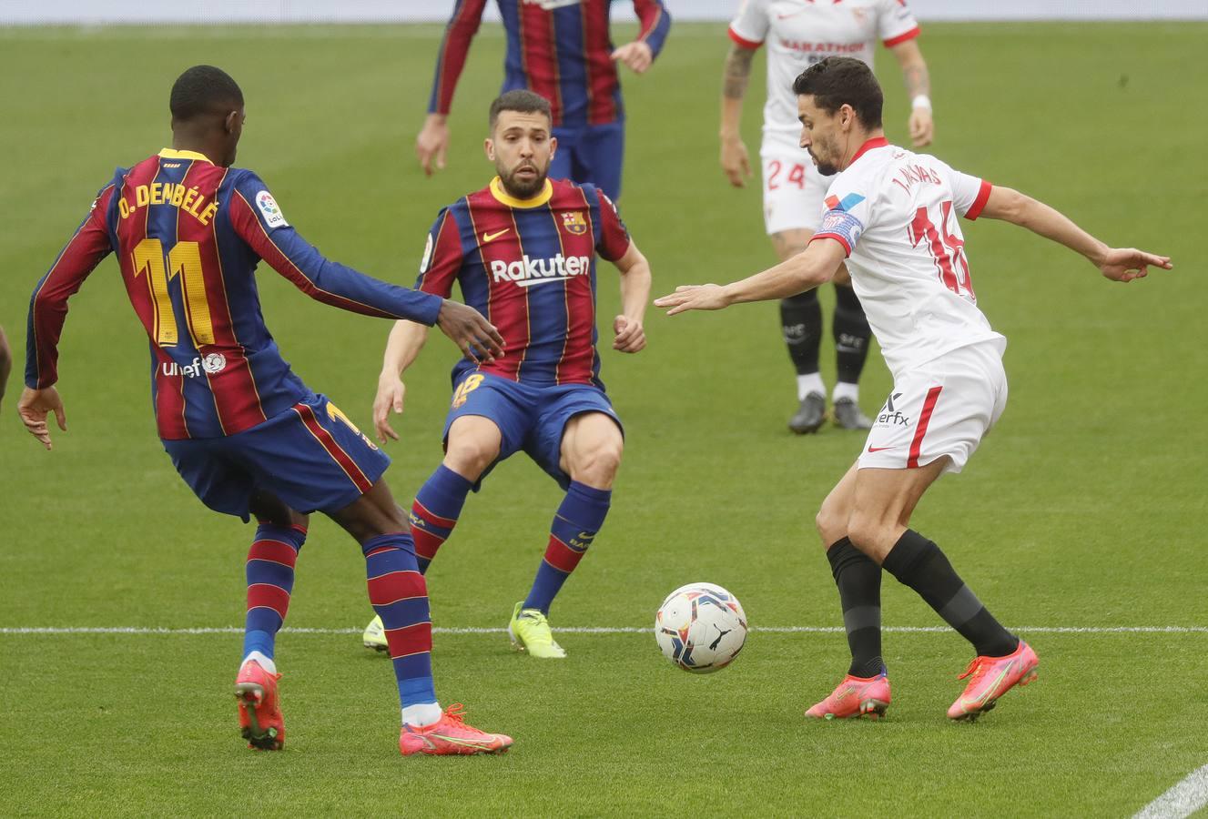 Las mejores imágenes del partido entre el Sevilla F.C. y el Barcelona