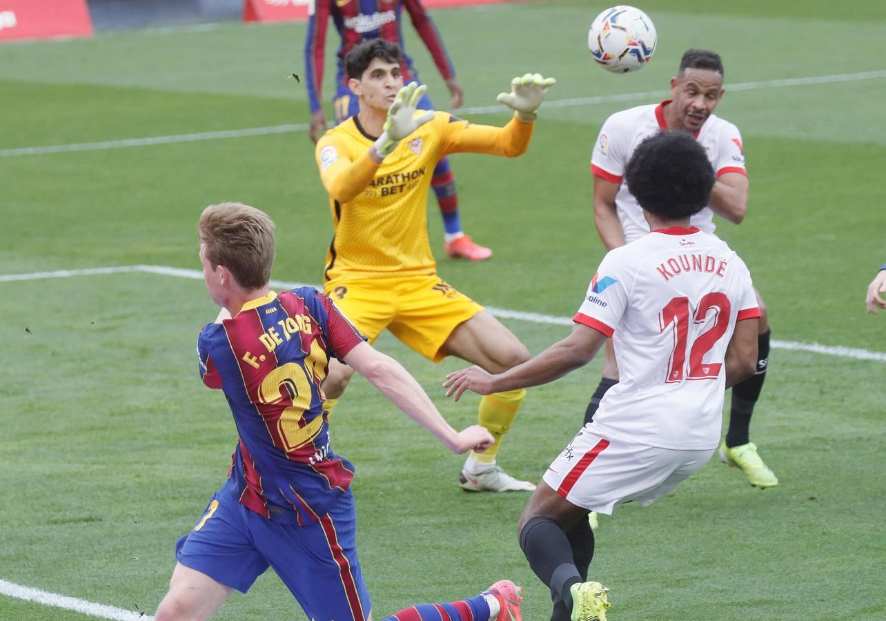 Las mejores imágenes del partido entre el Sevilla F.C. y el Barcelona