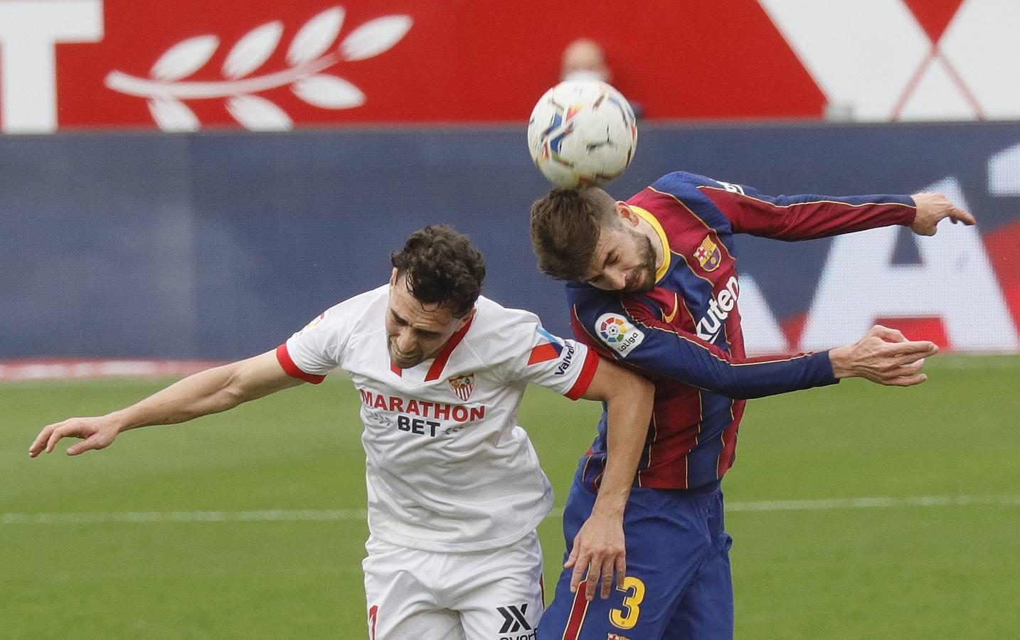 Las mejores imágenes del partido entre el Sevilla F.C. y el Barcelona