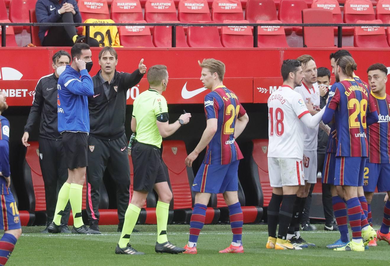 Las mejores imágenes del partido entre el Sevilla F.C. y el Barcelona