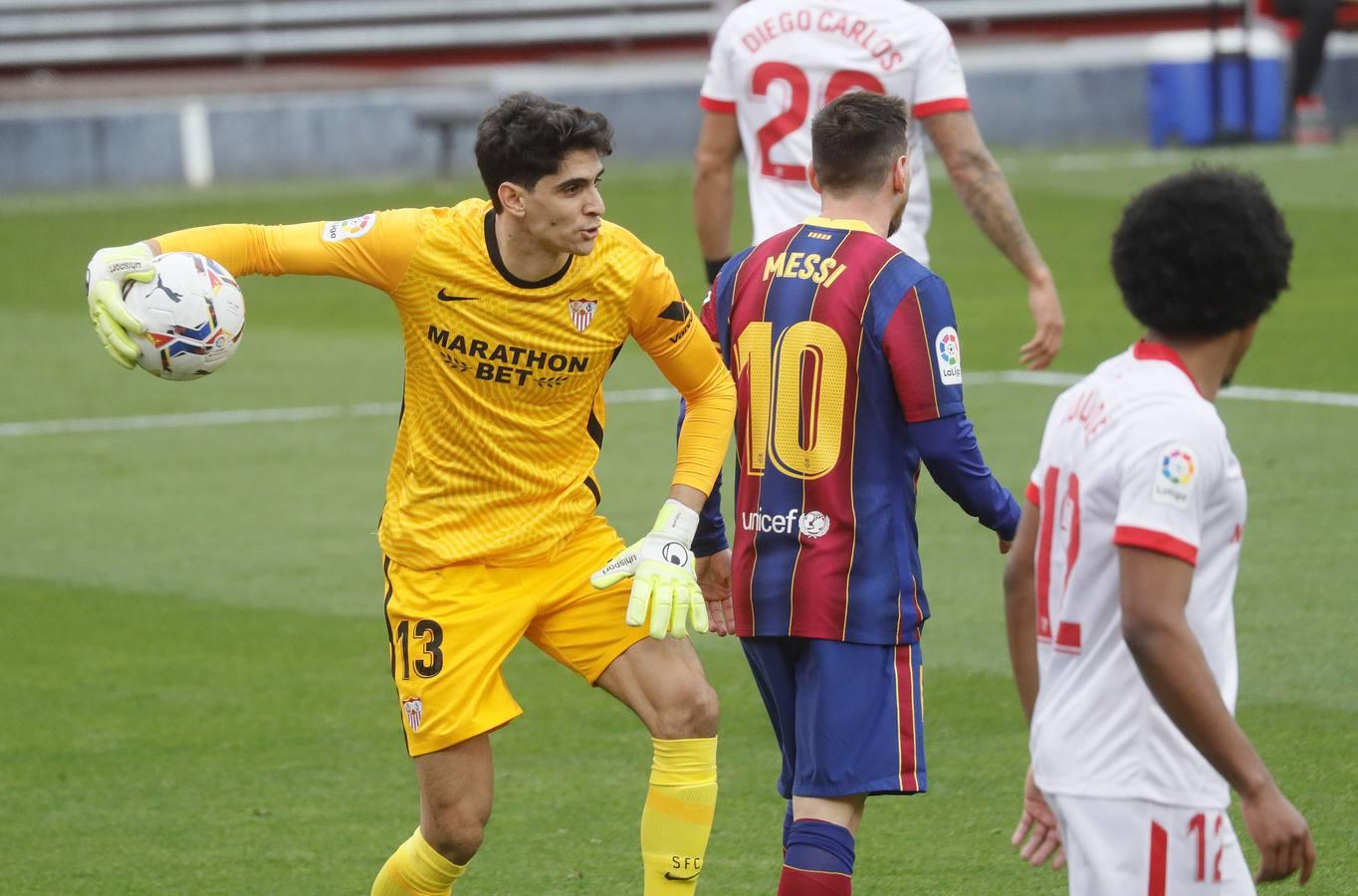 Las mejores imágenes del partido entre el Sevilla F.C. y el Barcelona